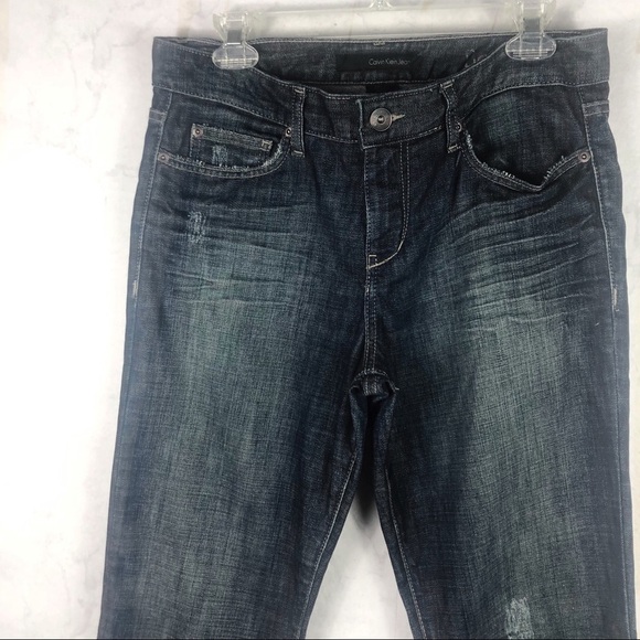 [CK] Distressed Boyfriend Jeans - Picture 3 of 4